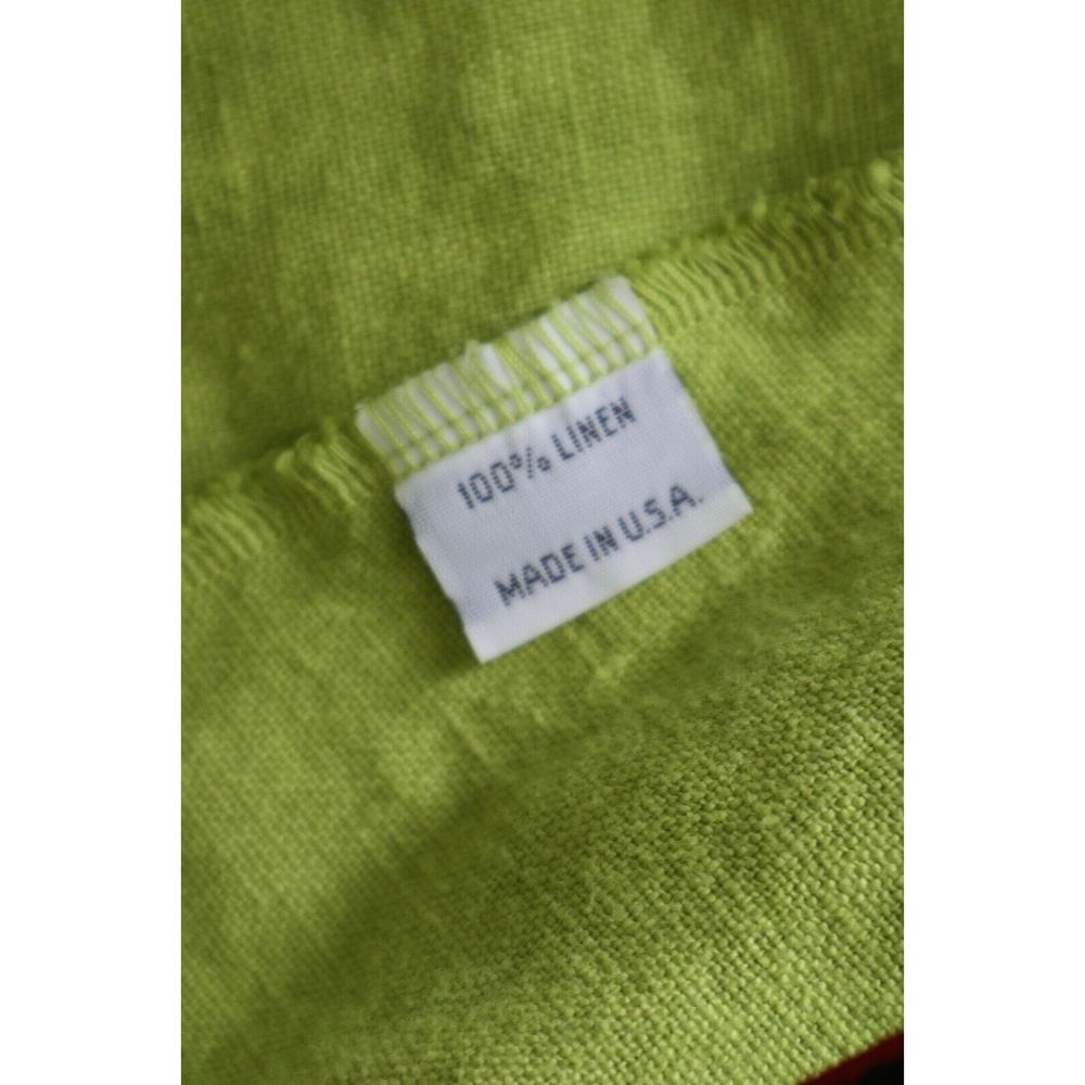 Bryn Walker Size XS Heavy Linen Jacket Drape Front Gooseberry Lime Green - Picture 14 of 14
